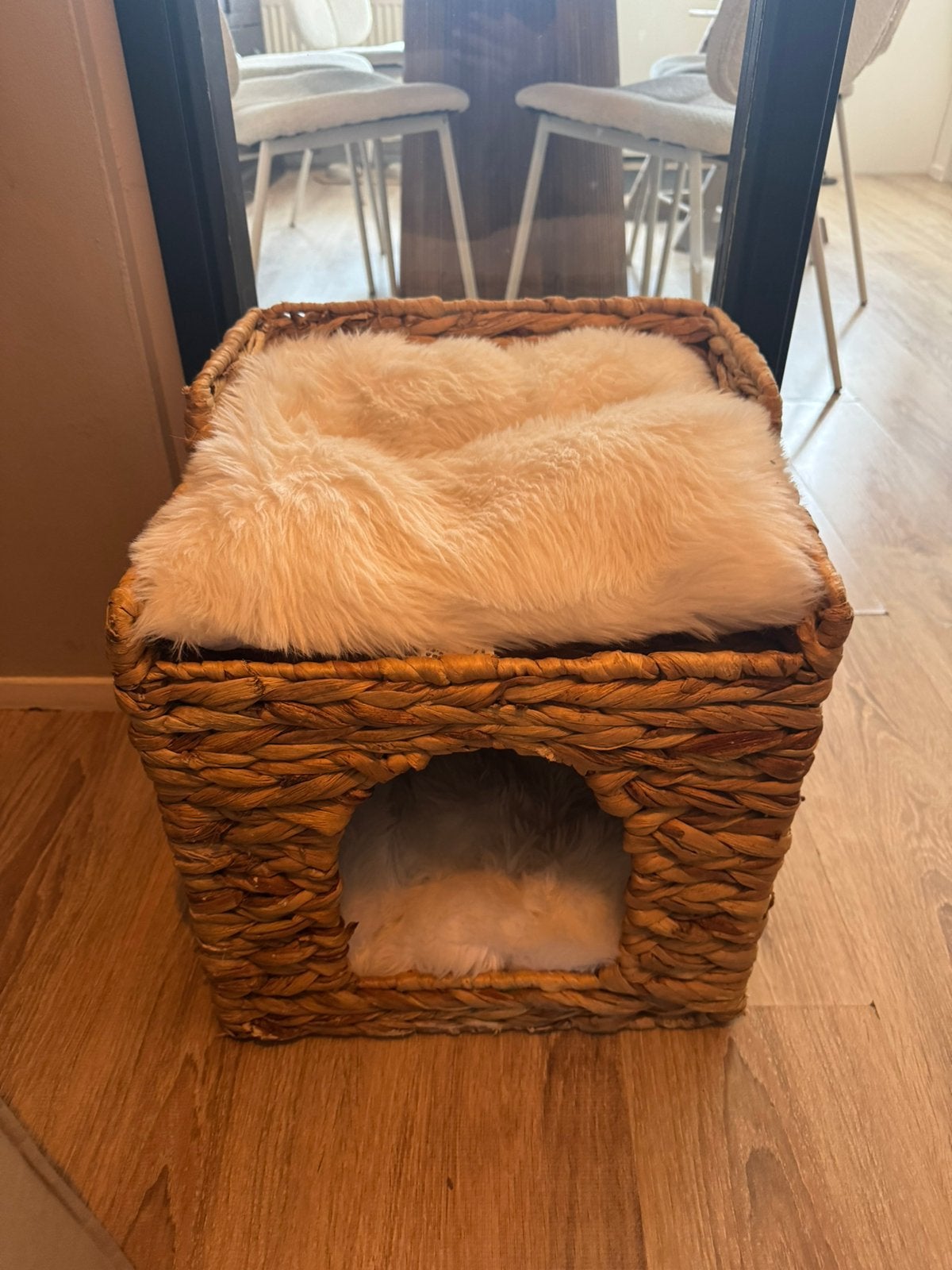 Kattenmand, Dieren en Toebehoren, Kattenmanden, Ophalen, Zo goed als nieuw, Riet