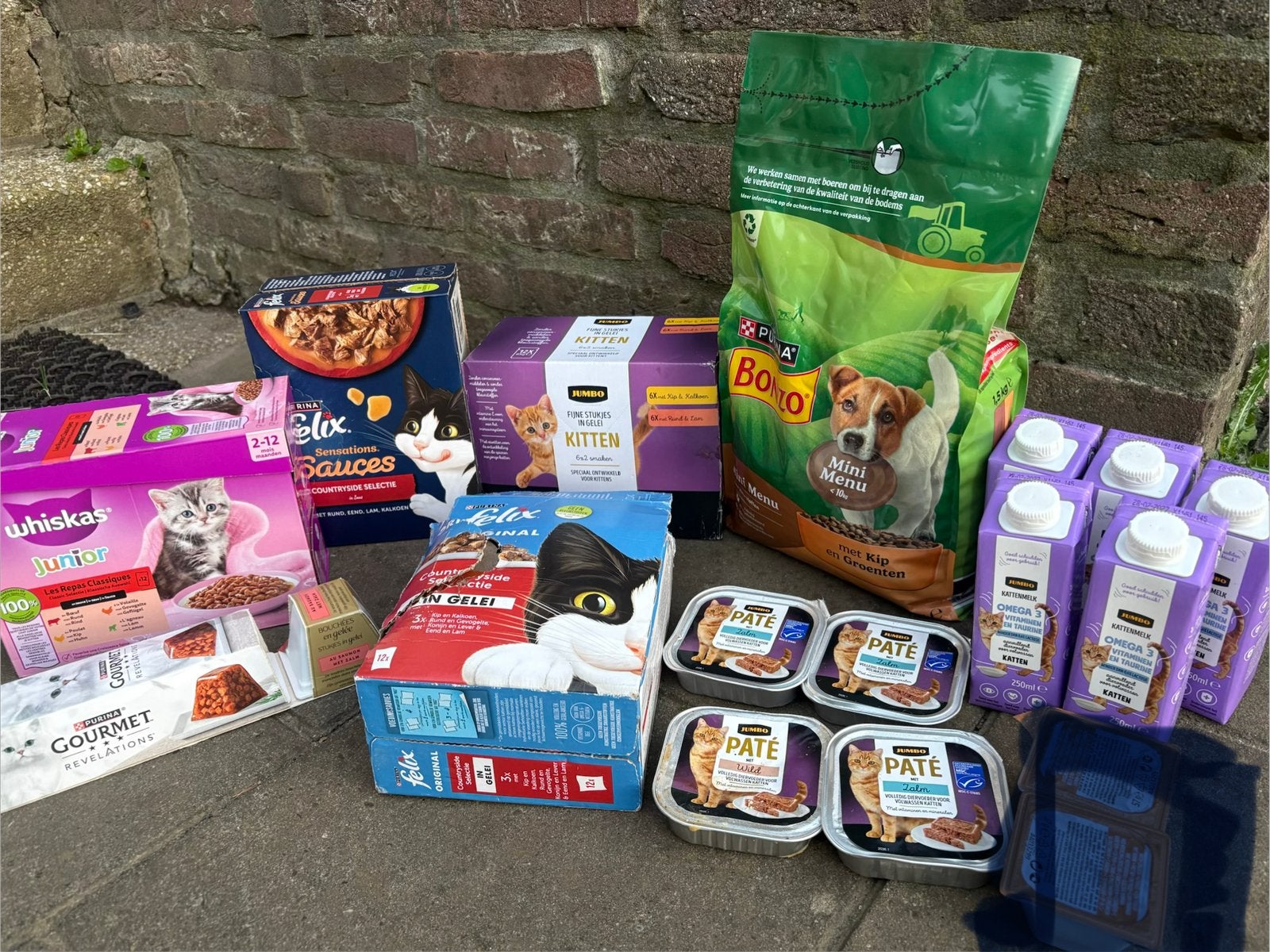Katten / hond pakket, Dieren en Toebehoren, Ophalen, Kat