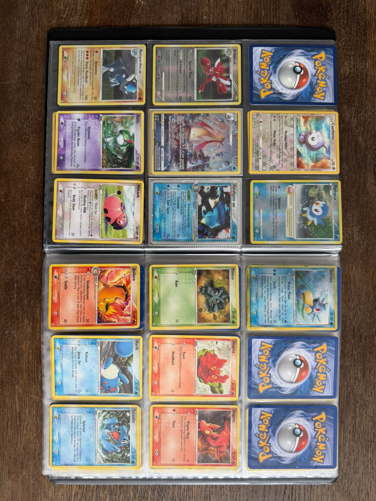 Oude pokemon kaarten uit 2005-2008 +leuke hits, Ophalen of Verzenden, Zo goed als nieuw, Meerdere kaarten