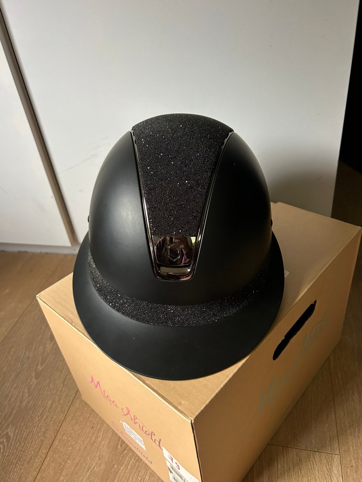 Samshield cap, Dieren en Toebehoren, Ophalen of Verzenden, Zo goed als nieuw, Dressuur, Samshield