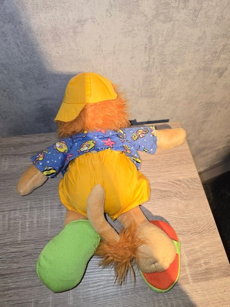 loekie  Leeuw Knuffel, Ophalen of Verzenden, Zo goed als nieuw, Middelgroot (20 tot 80 cm), Leeuw