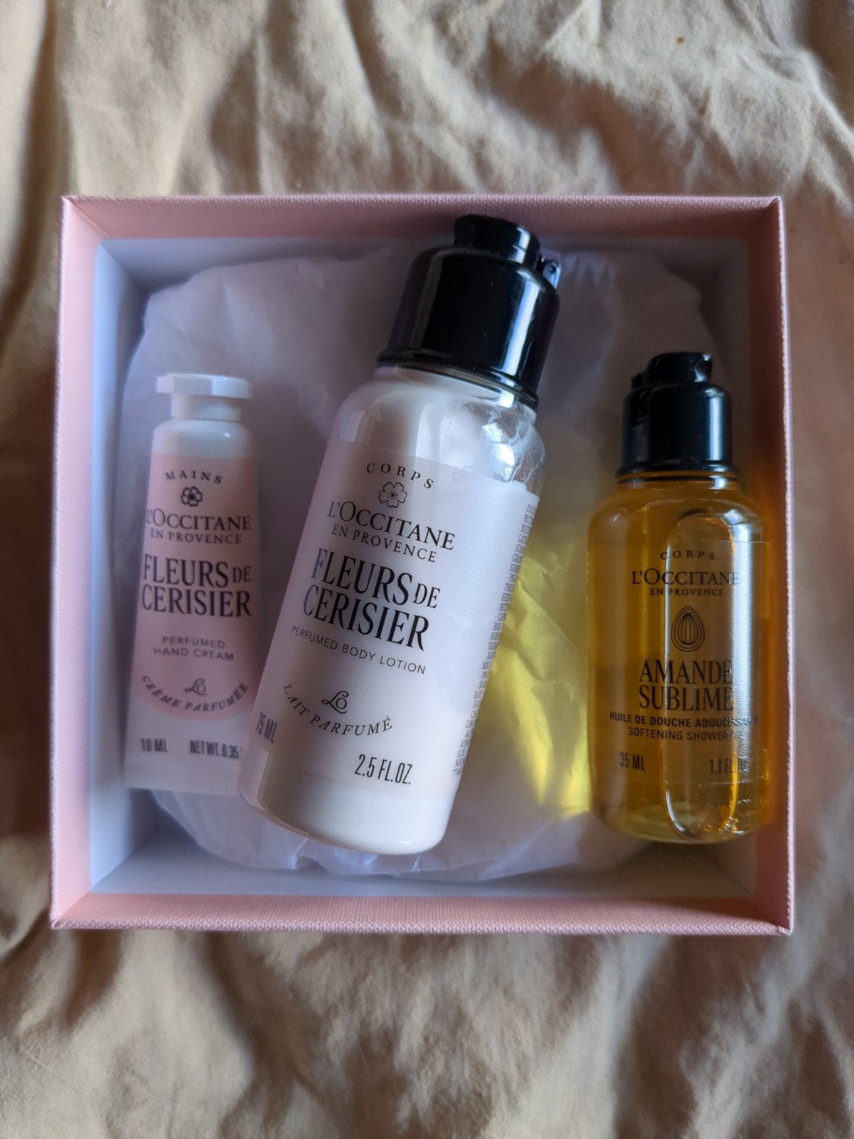 Giftset Occitane, Ophalen of Verzenden, Nieuw, Bodylotion, Crème of Olie