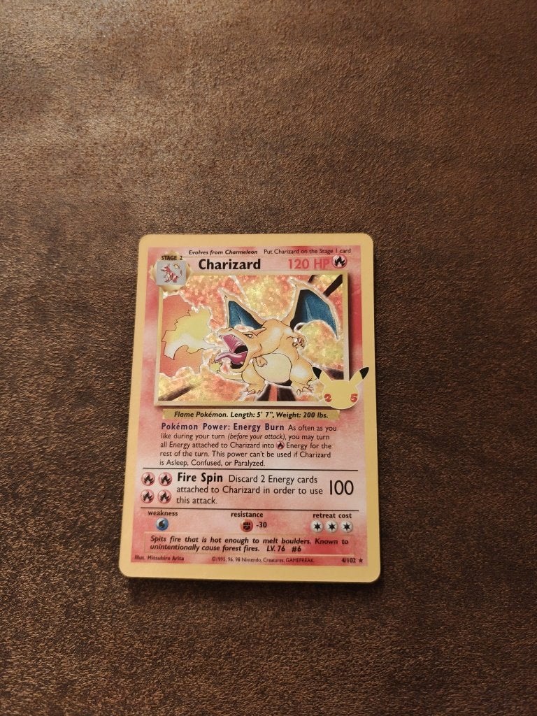 Charizard celebration, Hobby en Vrije tijd, Verzamelkaartspellen | Pokémon, Ophalen of Verzenden, Nieuw, Losse kaart