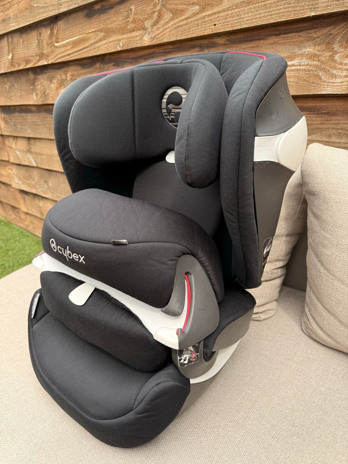 Cybex Juno M-Fix autostoel 9-18 kg, Gebruikt, 9 t/m 18 kg, Zijbescherming, Isofix