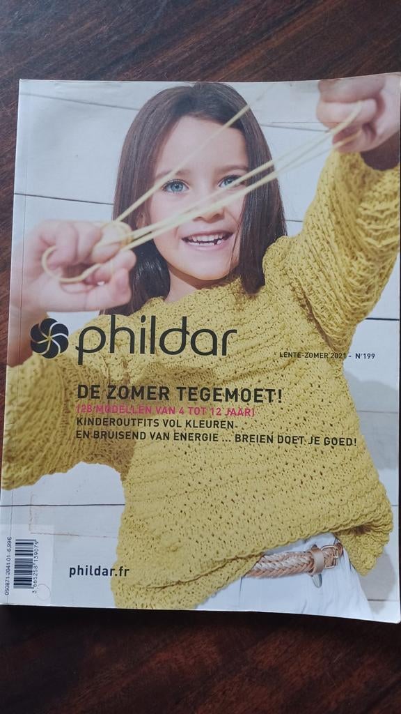 Phildar, lente / zomer, breien voor kinderen, Hobby en Vrije tijd, Breien en Haken, Ophalen of Verzenden, Zo goed als nieuw, Breien
