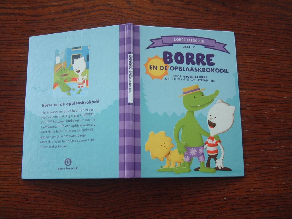 kinderboek Borre en de opblaas krokodil groep 1 en 2, Ophalen of Verzenden, Zo goed als nieuw, Fictie algemeen