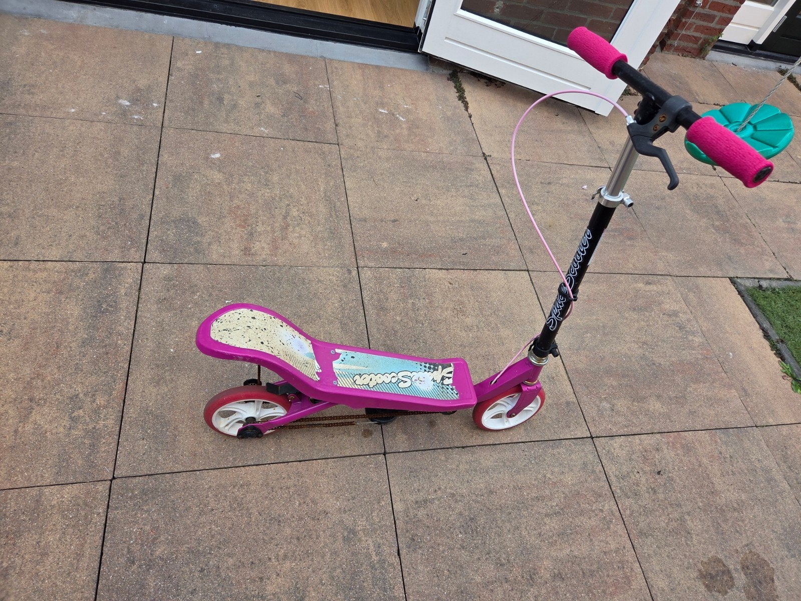 Space Scooter roze, Fietsen en Brommers, Steps, Ophalen, Gebruikt, Overige typen, Space Scooter