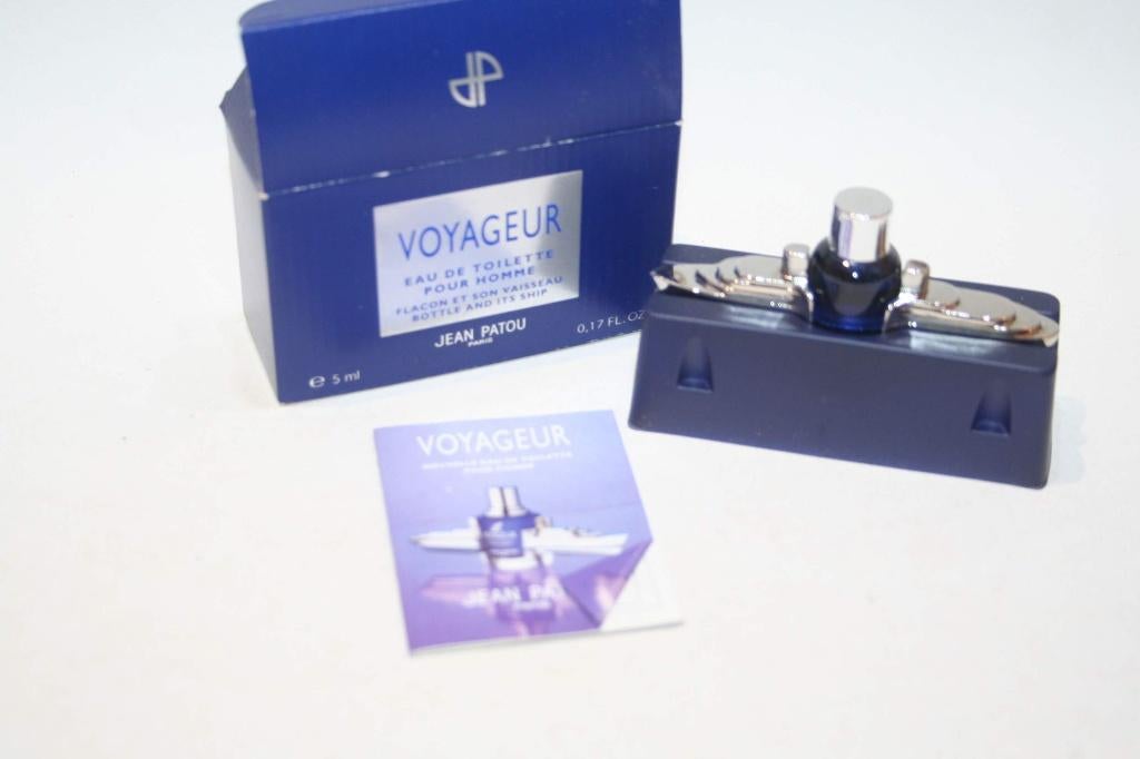 Miniatuur Jean patou Voyageur EdT Homme ship 5 ml OVP, nieuw, Verzamelen, Verzenden, Nieuw, Miniatuur, Gevuld