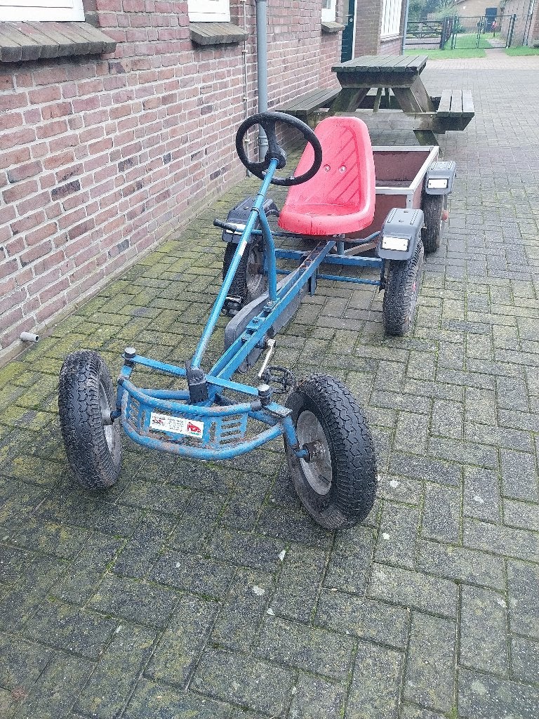 skelter met aanhanger, Kinderen en Baby's, Ophalen, Gebruikt, Overige merken, Met kar of aanhanger