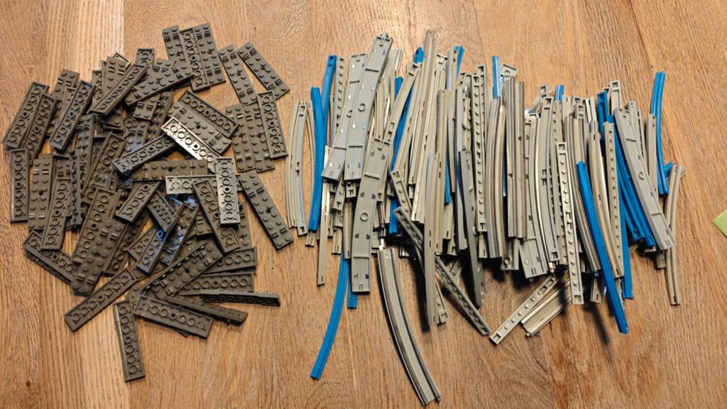 LEGO 12V trein besturing en rails, Ophalen of Verzenden, Gebruikt, Losse stenen, Lego