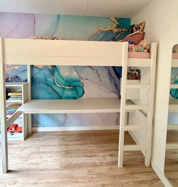 NOUS Kids hoogslaper Charlie (90x200 cm), Ophalen, 85 tot 100 cm, Gebruikt, Hoogslaper of Stapelbed