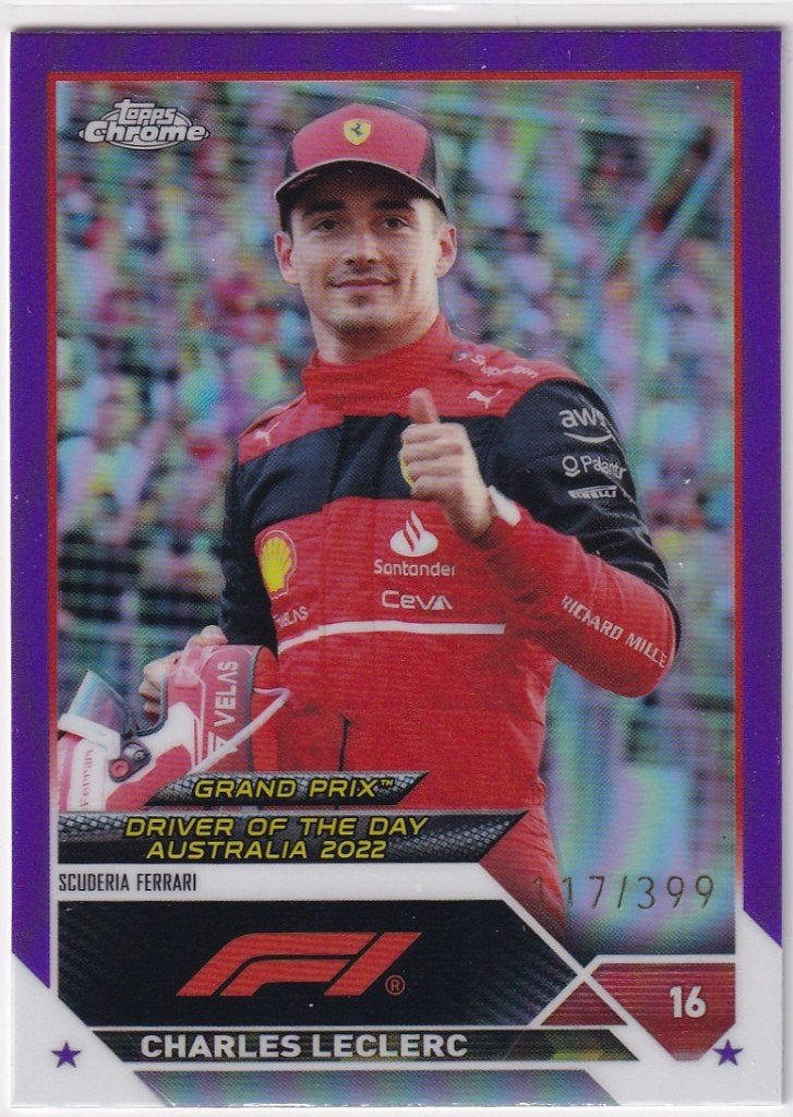 Charles Leclerc Purple Refractor #168 /399