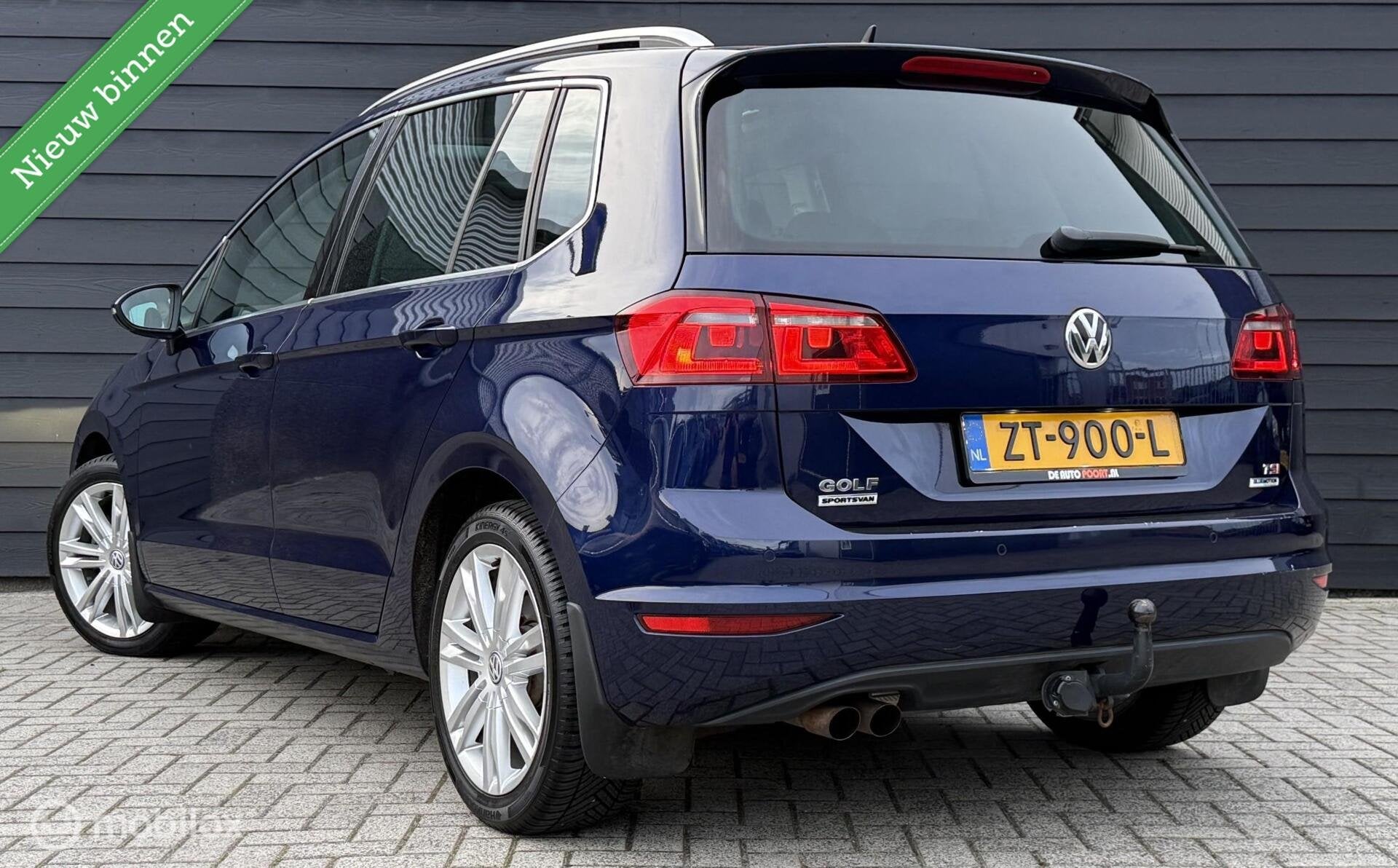 Volkswagen Golf Sportsvan 1.4 TSI Pano.dak/Trekhaak/Clima/Cr, Auto's, Gebruikt, Euro 6, 4 cilinders, Blauw