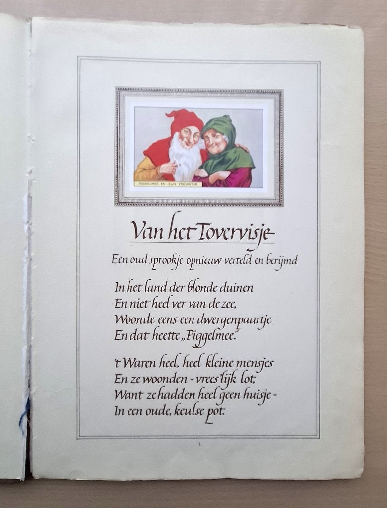 retro boek sprookje Piggelmee Van het Tovervisje, Verzenden, Overige typen