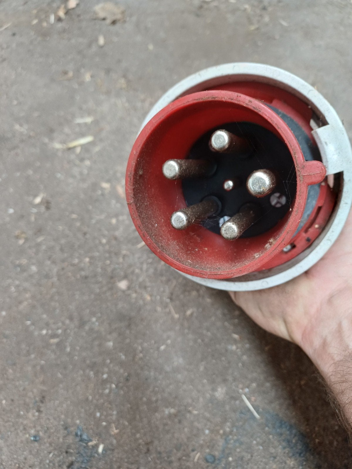 Krachtstroomstekker 63 ampère, Doe-het-zelf en Verbouw, Elektra en Kabels, Ophalen of Verzenden, Stekker