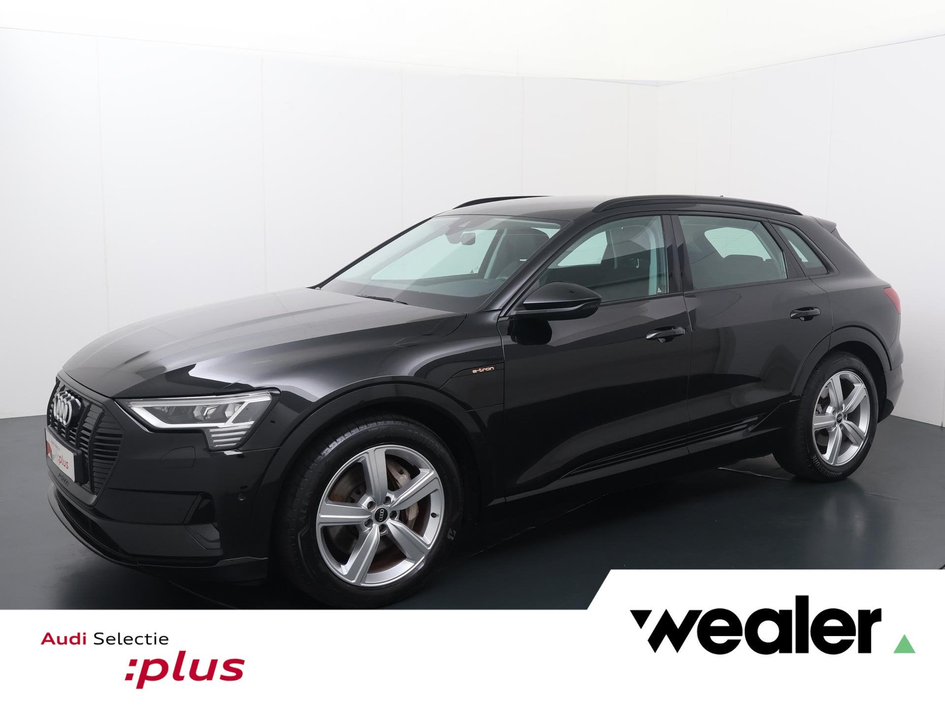 Audi e-tron 55 quattro Advanced edition Plus 95 kWh | 408 PK, Auto's, 131 €/maand, Zwart, 95 kWh, Met garantie (alle)