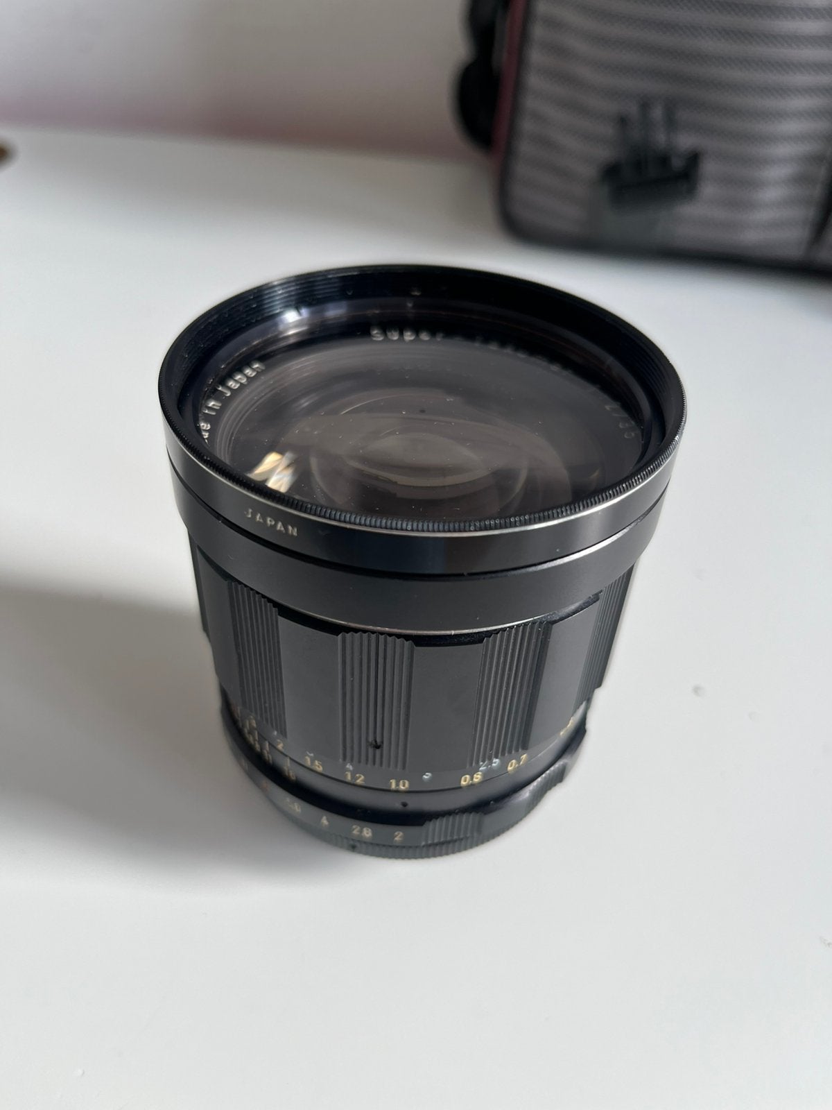 Asahi Pentax Super-Takumar f/2 35mm 67mm Fat versie M42, M42, 35 mm, Zo goed als nieuw, Beschermhoes/tas