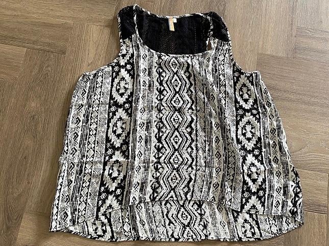 Beachwave top mt. 46 ( zie afmetingen), Beachwave, Zwart, Zo goed als nieuw, Shirt of Top