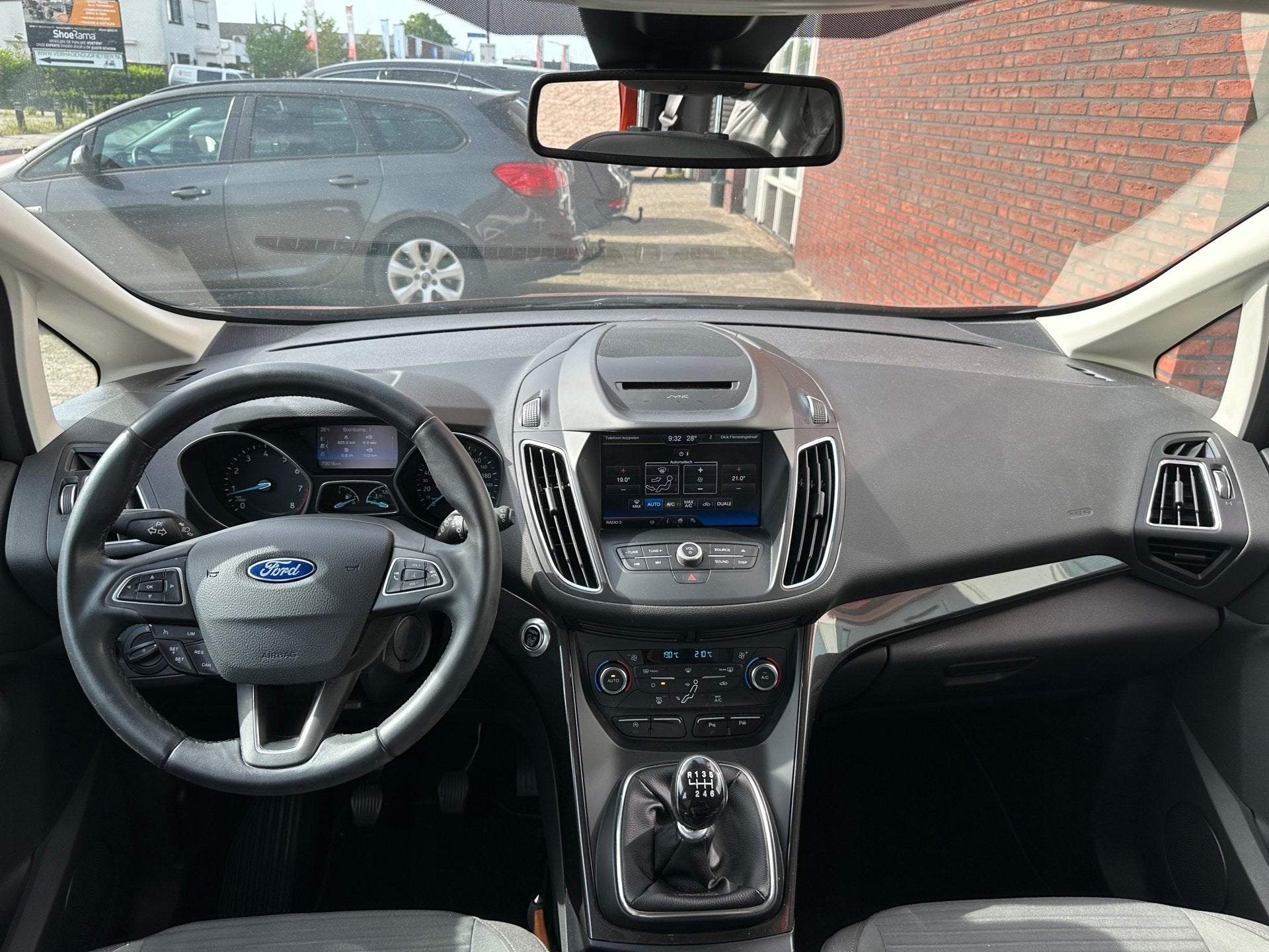 Ford C-Max 1.0 Titanium / Navi / PDC / 1e Eig / Park Assist, Auto's, Voorwielaandrijving, 125 pk, Gebruikt, Met garantie (alle)