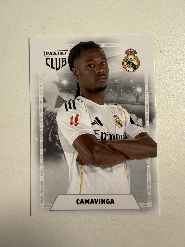 20 Eduardo Camavinga Panini Club Real Madrid 2025-26, Verzamelen, Sportartikelen en Voetbal, Ophalen of Verzenden, Nieuw, Buitenlandse clubs