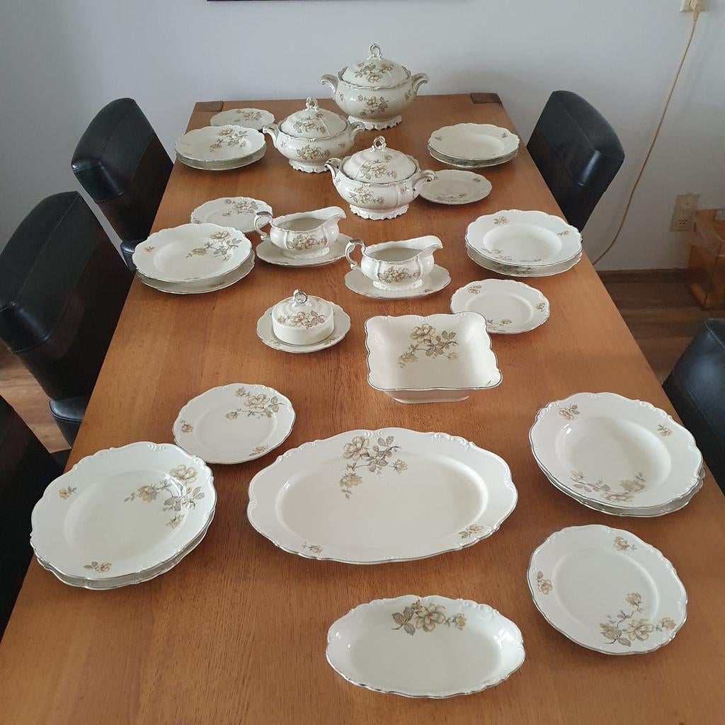 Edelstein Bavaria Maria Theresia 6 persoons eetservies, Antiek en Kunst, Antiek | Servies compleet, Ophalen