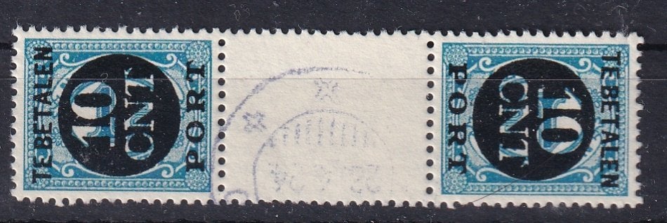 X87A) Nederland 1924 Port P67B gebruikt €250 geen garantie, Verzenden, T/m 1940, Gestempeld