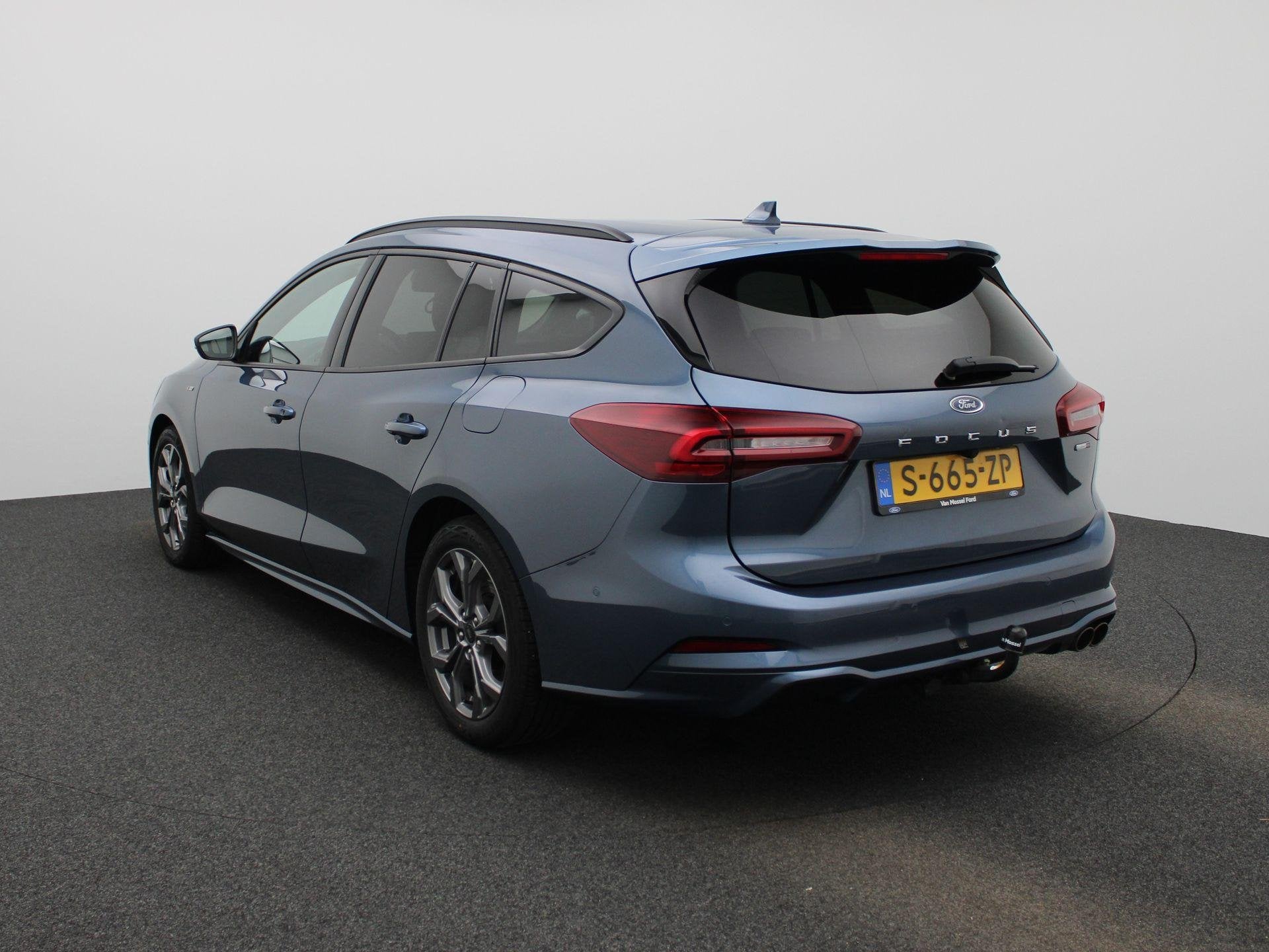 Ford Focus Wagon 1.0 EcoBoost Hybrid ST Line Style | Trekhaa, Auto's, Gebruikt, Euro 6, Blauw, Origineel Nederlands