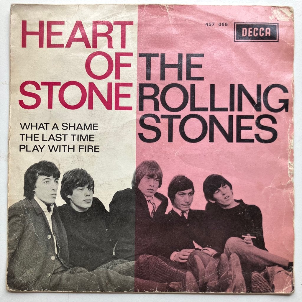H1Rolling stones Ep Heart of stone HOL65 €25, 7 inch, Ophalen of Verzenden, EP, Rock en Metal
