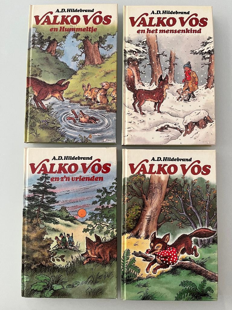 Valko Vos - 4 boekjes, Ophalen of Verzenden, Zo goed als nieuw, Fictie algemeen