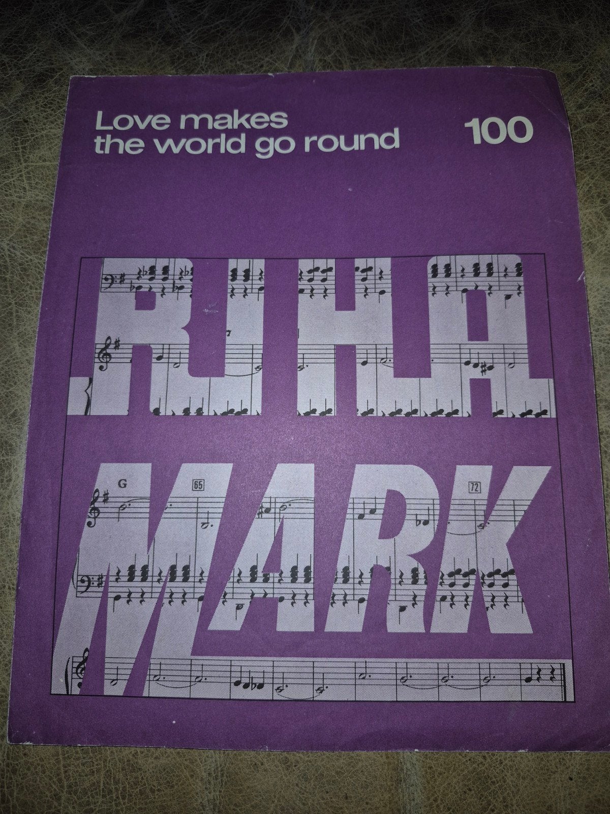 Love Makes the World Go Round nr. 100 - Riha Mark, Muziek en Instrumenten, Bladmuziek, Gebruikt, Overige soorten, Ophalen of Verzenden