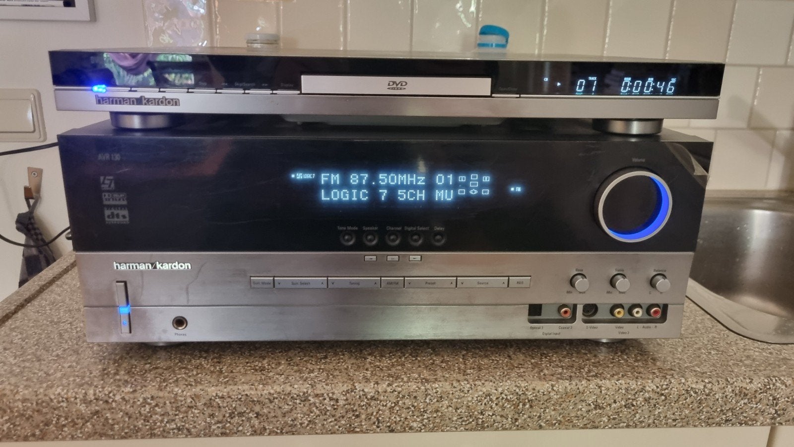 Harman Kardon Home Cinema Set met JBL Speakers, Audio, Tv en Foto, Gebruikt, 5.1-systeem, Dvd-speler, Ophalen