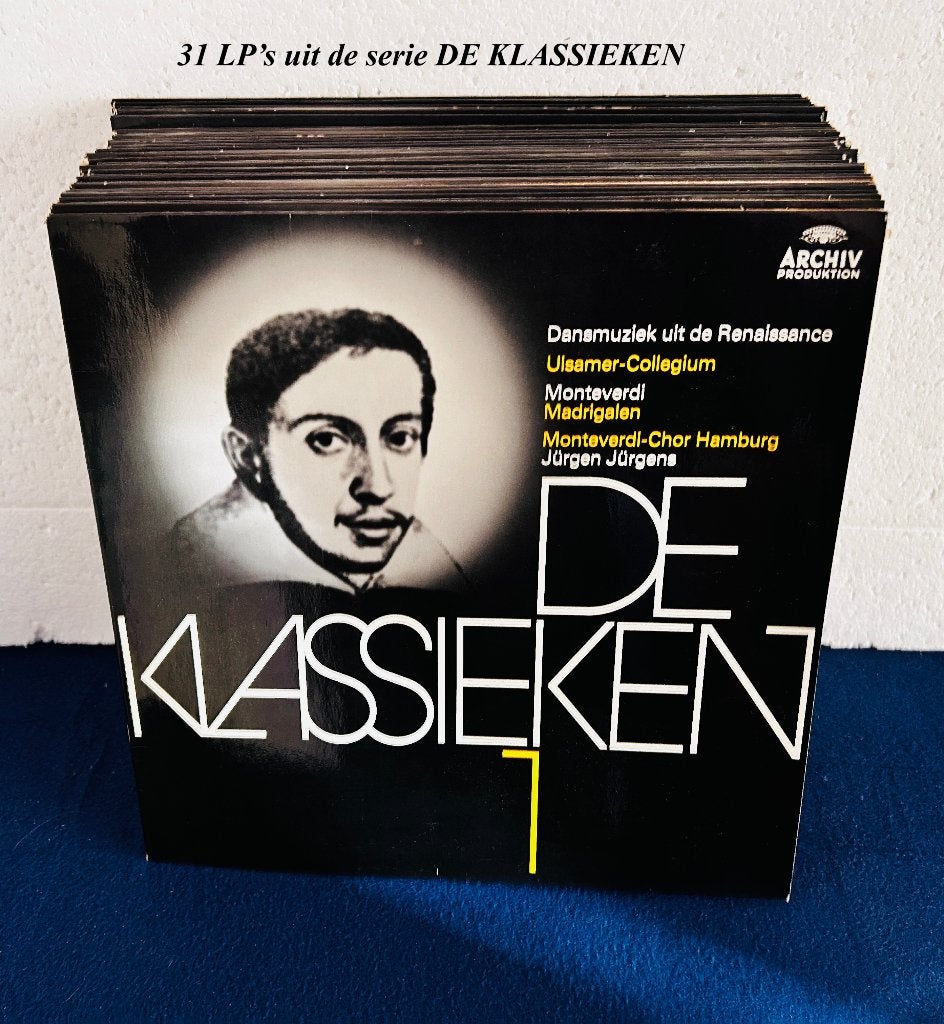 31x LP uit serie DE KLASSIEKEN Elpee Vinyl Archiv Produktion, Ophalen, LP, Gebruikt, Overige typen