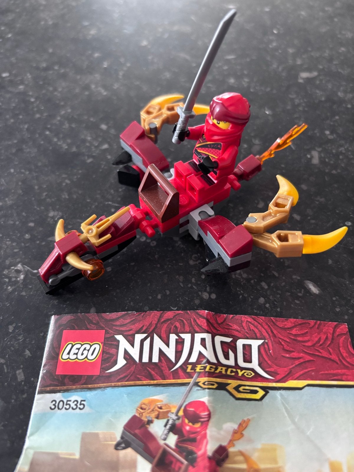 Lego Ninjago Legacy 30535 Vuurdraak met Kai, Lego, Ophalen of Verzenden, Zo goed als nieuw, Inclusief instructies