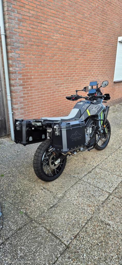 Bagtecs Zijkoffers + SHAD Beugels voor CFMoto 450MT, Ophalen of Verzenden, Zo goed als nieuw