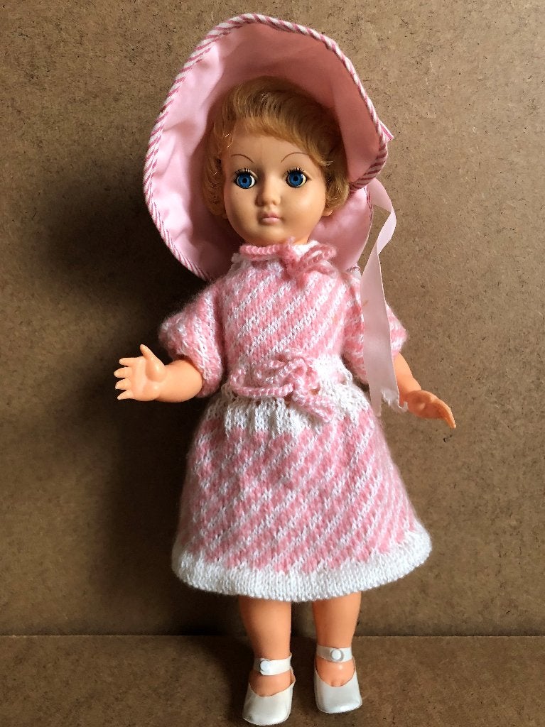 Vintage Bella Pop 37 cm 1960s, Verzamelen, Ophalen of Verzenden, Gebruikt, Pop
