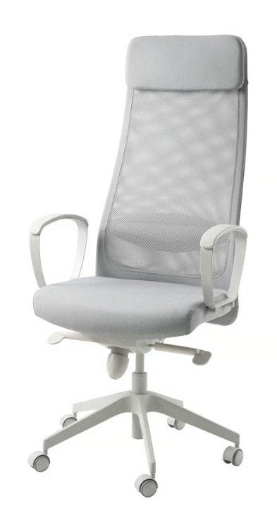 Nieuwe IKEA MARKUS Bureaustoel, Vissle lichtgrijs, Ophalen, Nieuw, Grijs, Bureaustoel