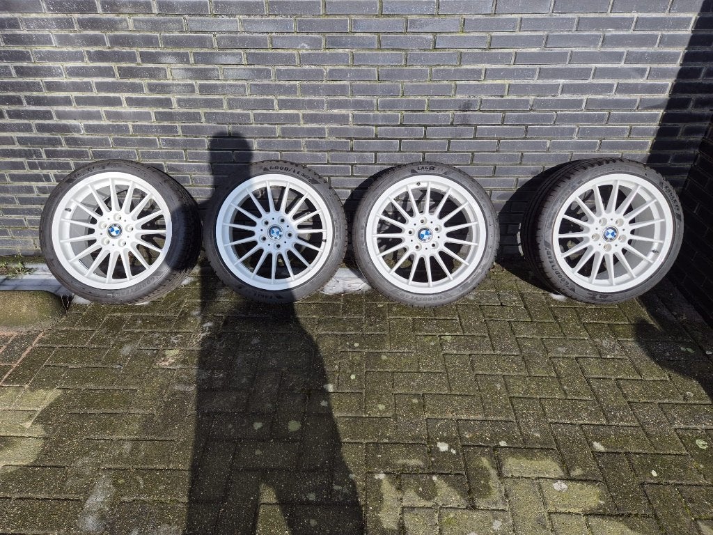 originele style 32 BMW velgen | wit gepoedercoat, Ophalen, 18 inch, Velg(en), Nieuw