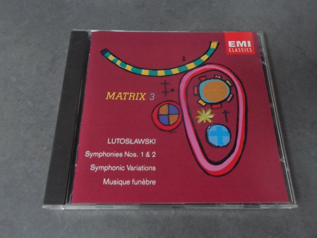 Lutosławski / Symph. 1 & 2 | Variations | Musique Funèbre CD, Verzenden, Modernisme tot heden, Gebruikt, Overige typen