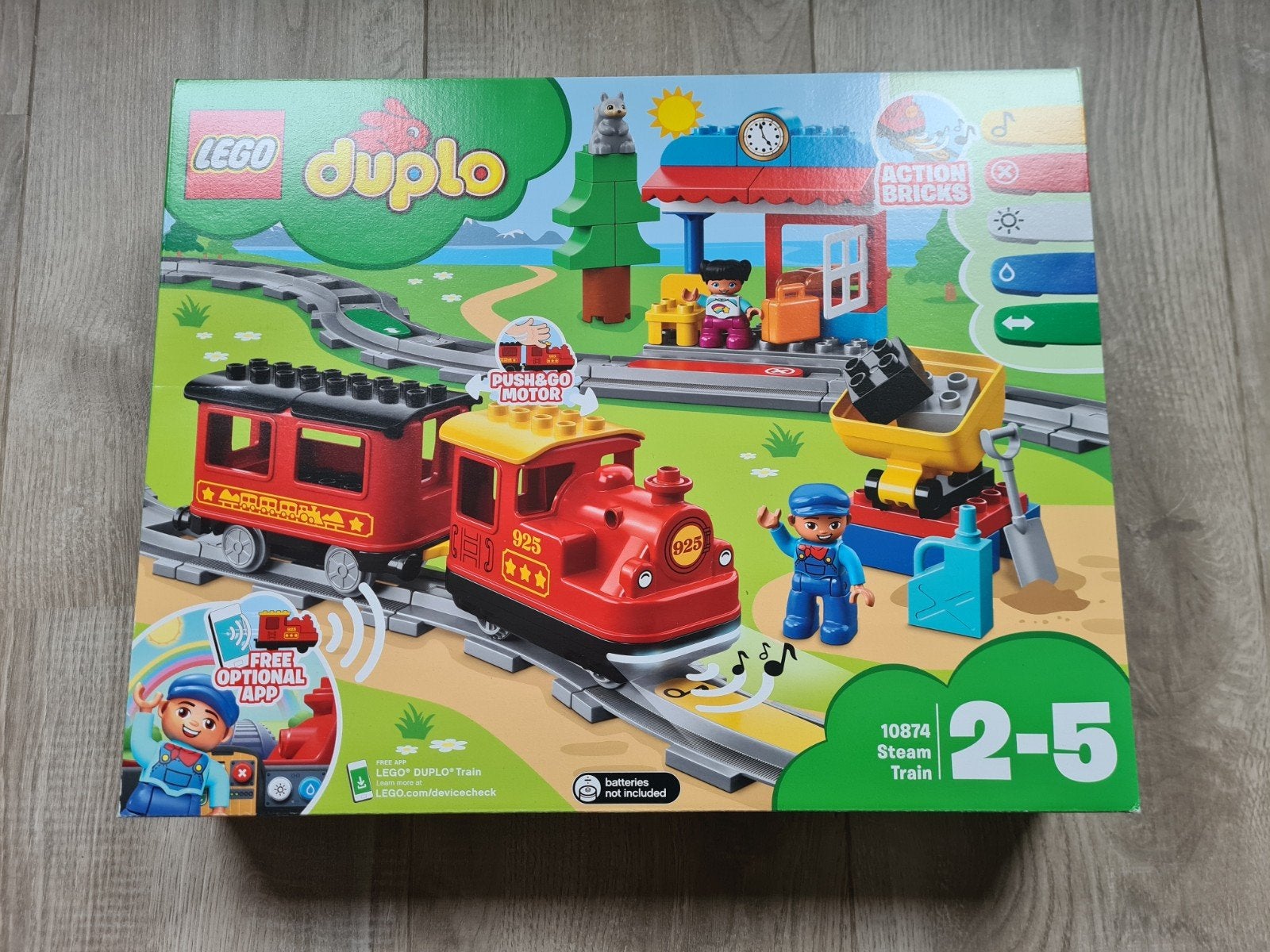 LEGO Duplo stoomtrein 10874, Ophalen, Nieuw, Jongen of Meisje