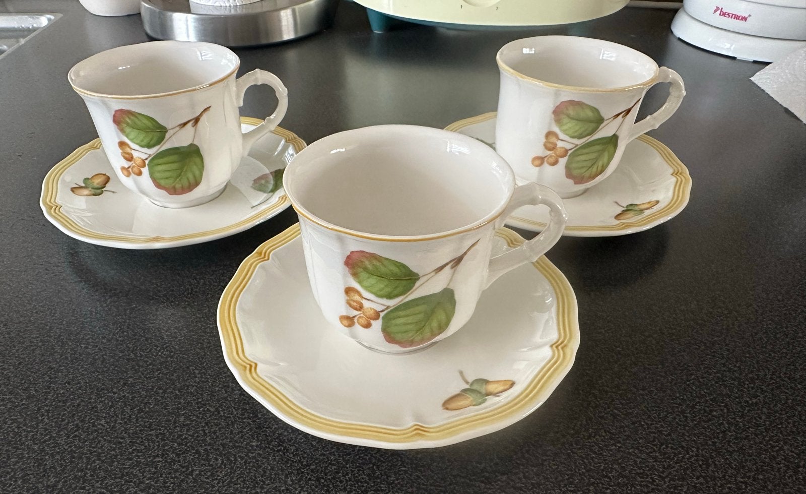 Villeroy & Boch collectie kop&schotels nieuw! 3 stuks, Ophalen of Verzenden, Nieuw, Porselein, Kop en/of schotel