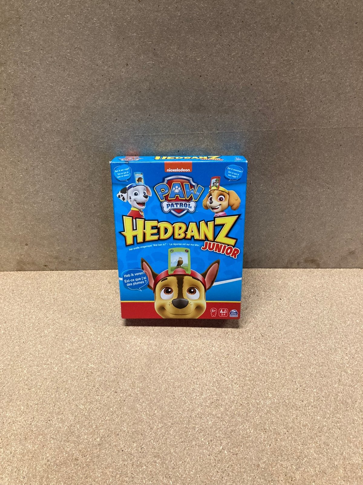 Paw patrol hedbanz junior, Wat ben ik, nickelodeon, Ophalen of Verzenden, Gebruikt