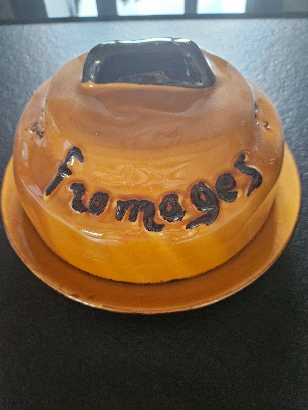 Vintage Kaasstolp met opschrift 'Fromages', Antiek en Kunst, Ophalen