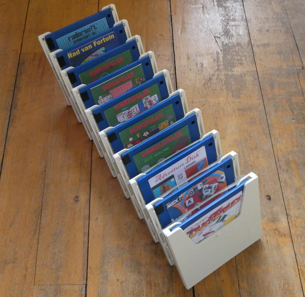 Diskette Box met 10 Nederlandse MSX Games Spellen, Ophalen of Verzenden, MSX