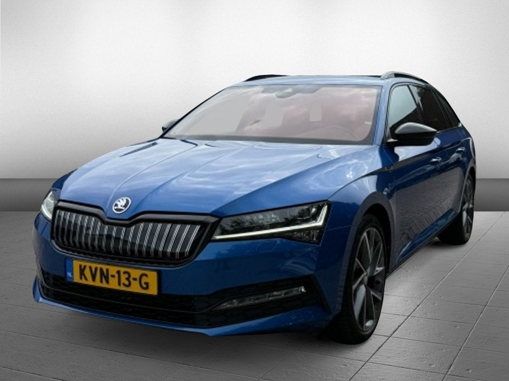 Skoda Superb Combi 1.4 TSI iV Sportline virtual SOH 95% cock, Automaat, Gebruikt, Euro 6, 4 cilinders