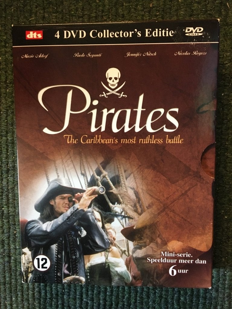 4 DVD Set Pirates: the Carribean's most ruthless battle, Nederlands, Ophalen of Verzenden, Zo goed als nieuw, Italiaans