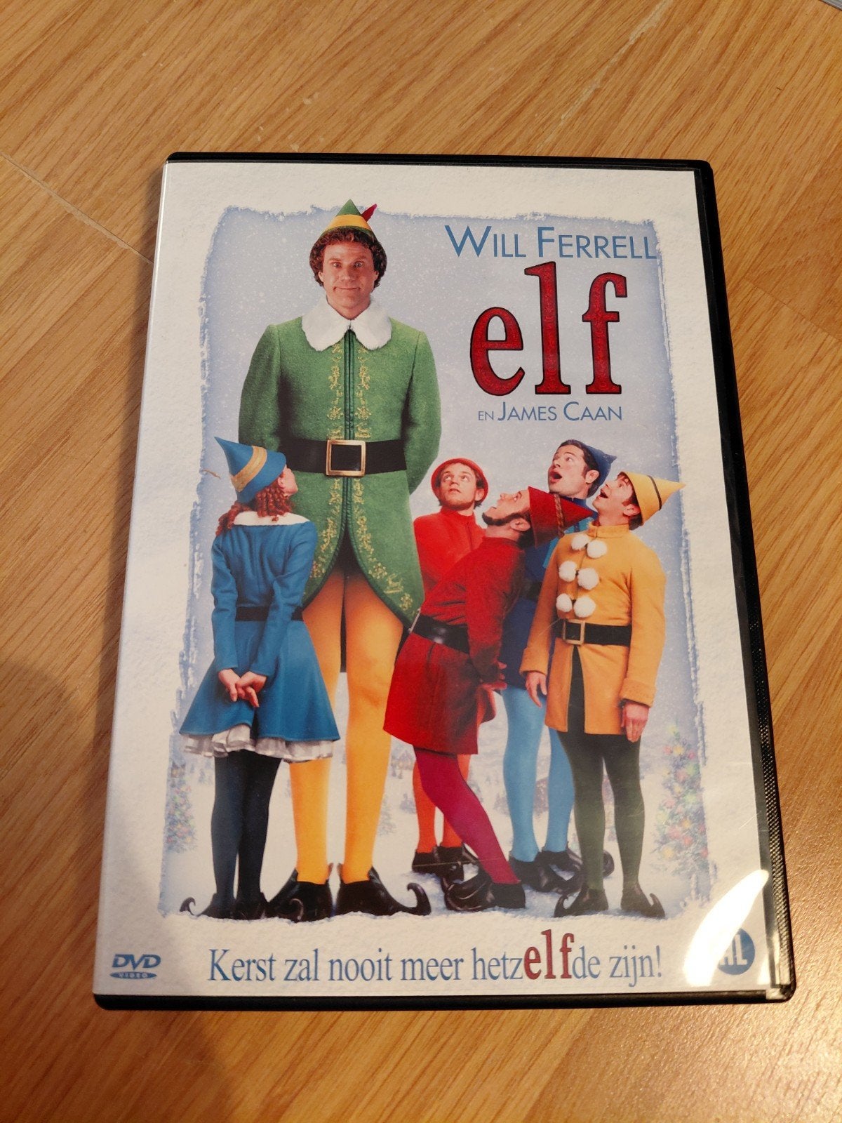 Comedy dvd Will Ferrell ELF zgan, Alle leeftijden, Ophalen of Verzenden, Zo goed als nieuw, Romantische komedie