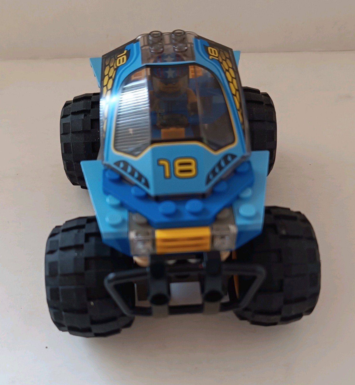 Lego Racers 4585 'Nitro Pulverizer' compleet pullback motor, Gebruikt, Lego, Ophalen of Verzenden, Compleet