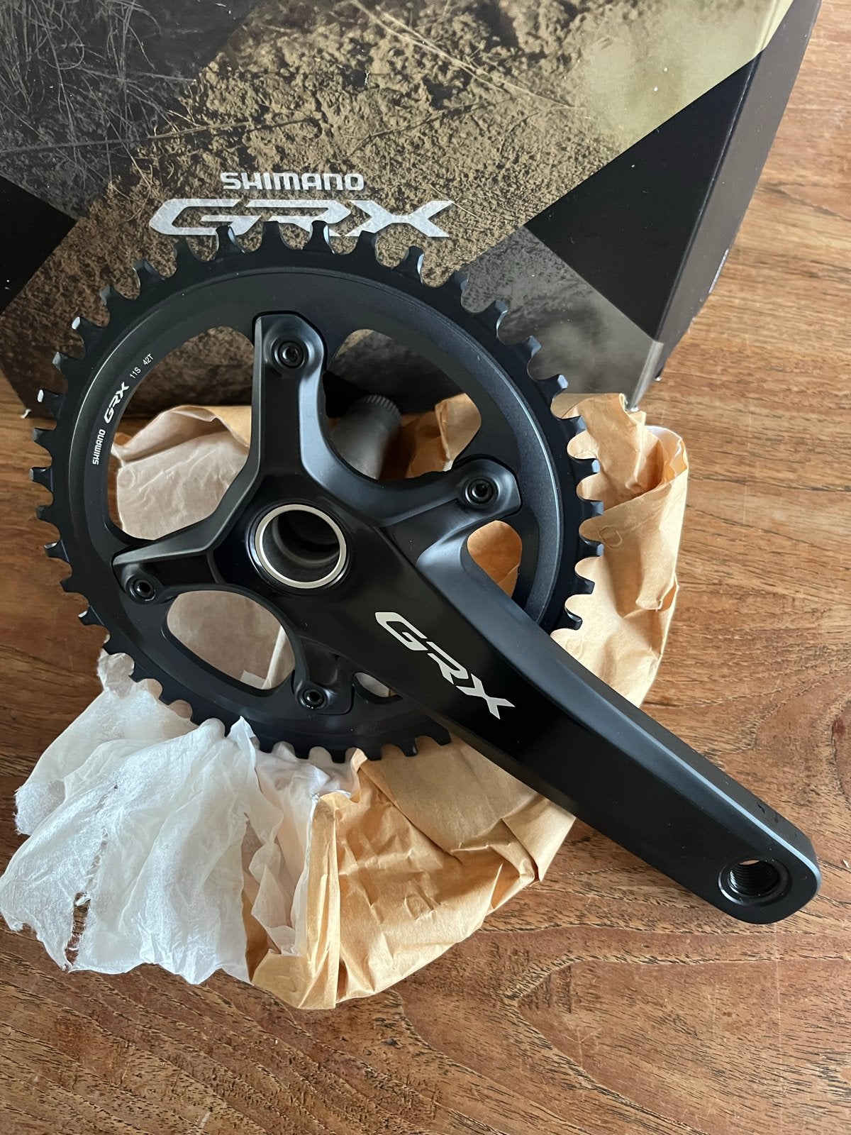 Shimano GRX FC-RX810-1 Crankstel 1x11s 42T 172.5mm, Crankstel of Pedalen, Nieuw, Ophalen of Verzenden, Gravelbike