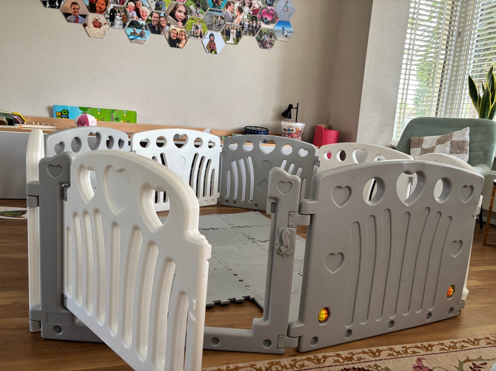 Grondbox met losse panelen, verstelbaar, Kinderen en Baby's, Ophalen of Verzenden, Zo goed als nieuw, Overige vormen