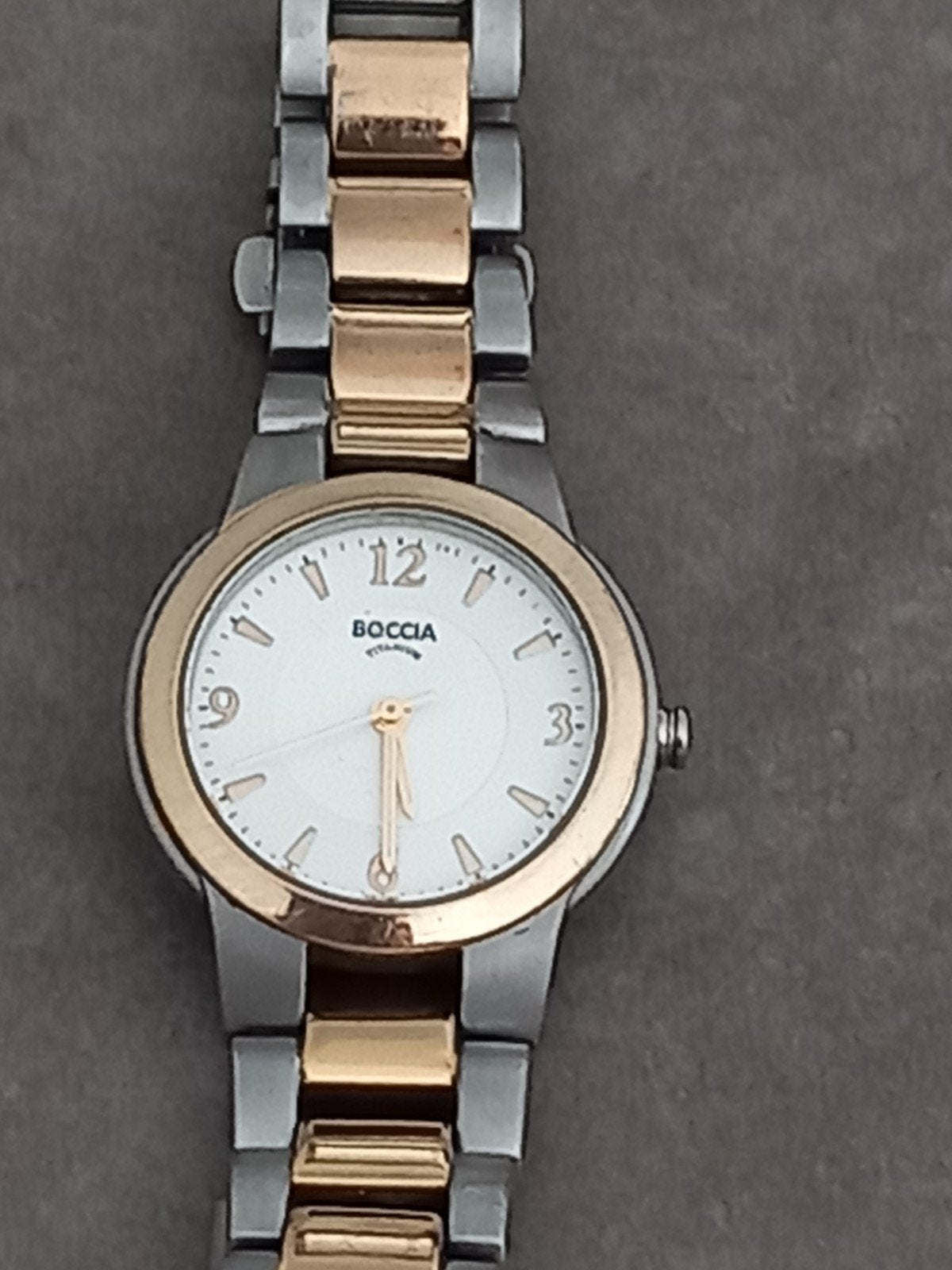 Nog prachtig Boccia Titanium horloge- werkend - dames, Verzenden, Gebruikt, Overige materialen, Overige merken